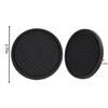 4pcs/set 7cm*5cm New Car Cup Holder Anti-Slip Silicone Insert Coaster Mat Universal Car Accessories Black Fit For Most Cars