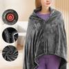 USB Electric Heated Blanket 3 Heating Levels Fleece Heated Blanket Portable Heated Blanket Cape Quickly Heated Cape Pad