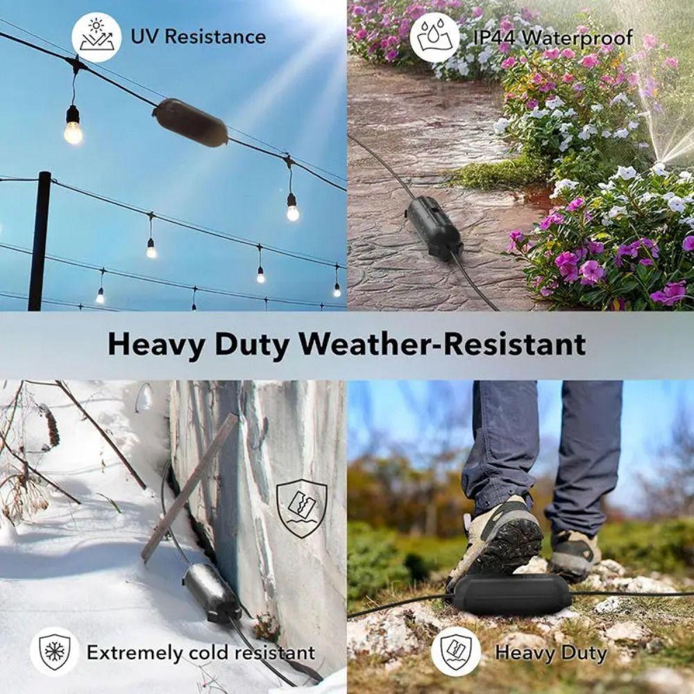 Waterproof Outdoor Extension Cord Protective Cover Electrical Connection Box Tools Fan