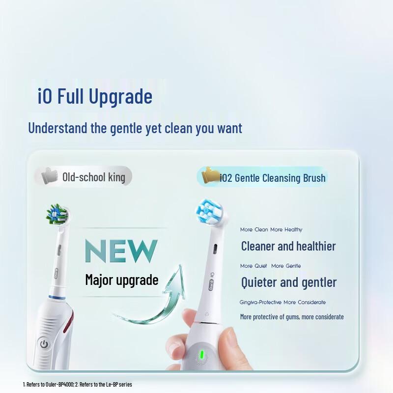 Oral-B iO2 Series Smart Electric Toothbrush CN plug (adapter included)