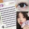 100Clusters Self-adhesive False Eyelashes 5D Segmented Eyelashes Bundles Makeup Tool