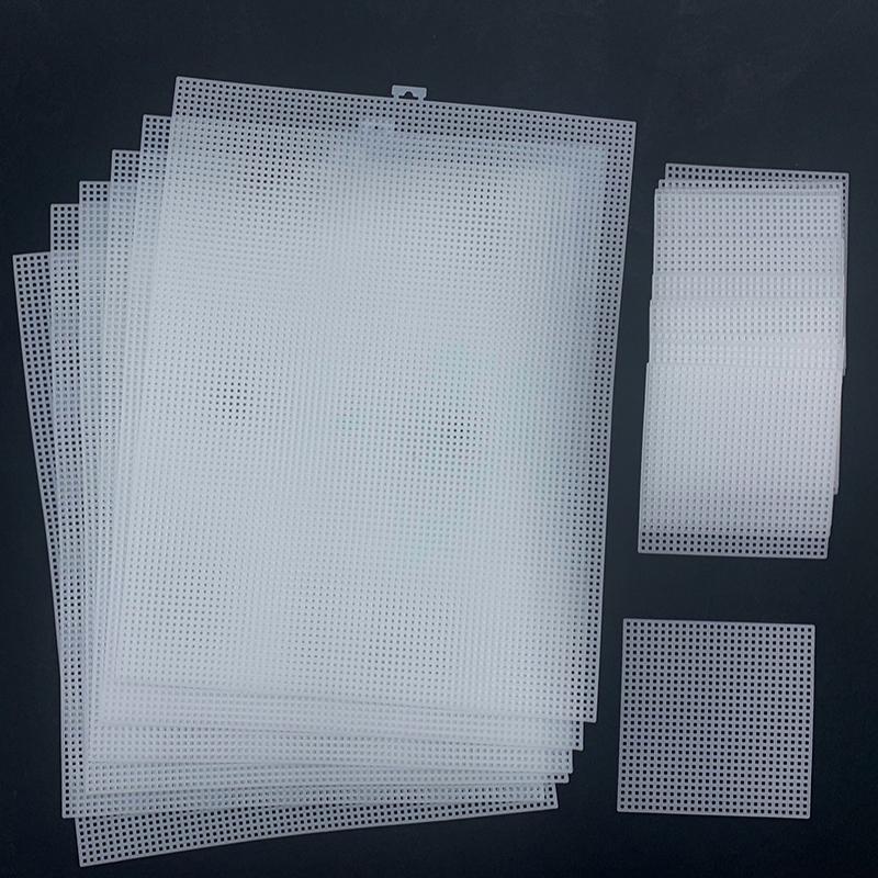 1pc Plastic Sheets 14Count Plastic Mesh Fabric Plastic Cross Stitch Canvas Eye Mesh For Embroidery DIY Handicraft Knit