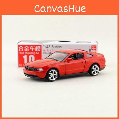 Игрушечная модель автомобиля из сплава Ford Mustang Gt с открывающимися дверями для детей в подарок
