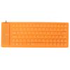 Silent Keys USB Wired Keyboard Waterproof Roll-up Keyboard Silicone Keyboard  Travel Office