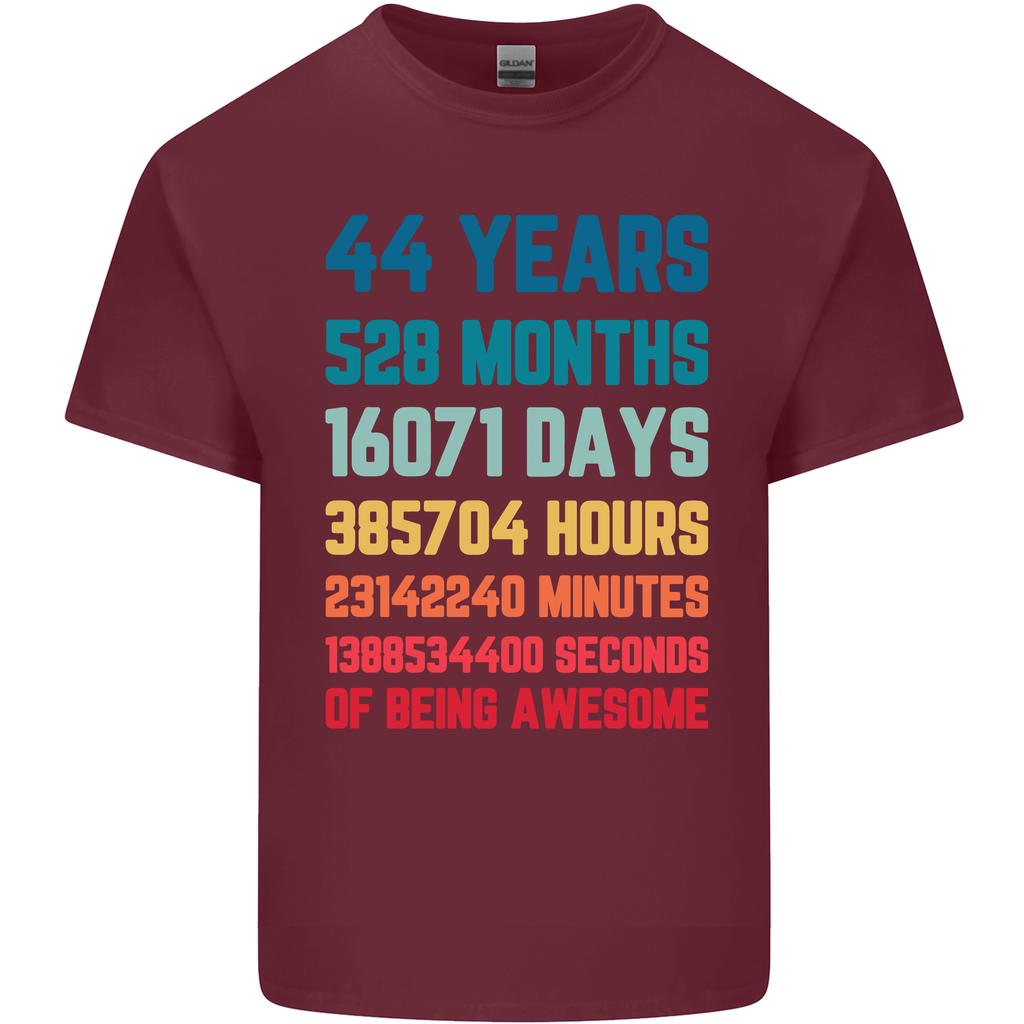44th Birthday 44 Year Old Unisexs Light Cotton TShirt