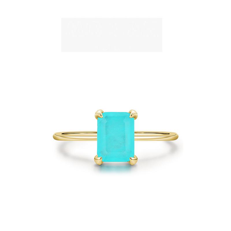 Tancise Classic 925 Sterling Silver  Zircon Ring Ladies Jewelry Wedding Promise Party Gift