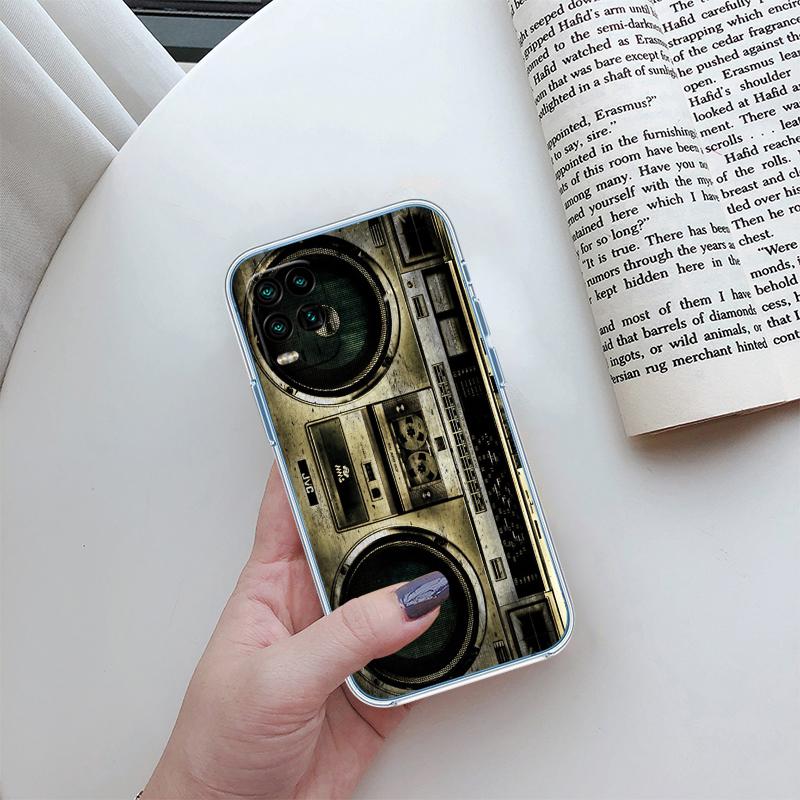 RP9 Boombox Tape Vintage Transparent Phone Case for Samsung Galaxy A04 A04S A14 A23 A34 A54 M23 M33 M52 M53