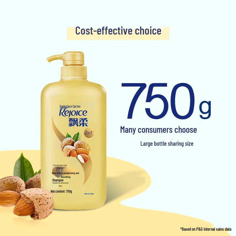 Rejoice Moisturizing and Smoothing Shampoo for Dry and Damaged Hair