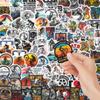 102 креативные мультяшные наклейки на горный велосипед для DIY-тетрадей и персонализированного декора канцелярских принадлежностей.