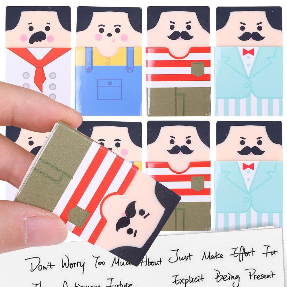 Bald Man Bald Man Eraser Without Leaving Marks Pencil Rubber Cute Pencil Eraser  Learning Prize