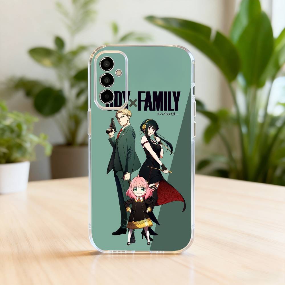 Handsome cute SpyxF-Family-es Phone Case Transparent Silicone Soft For SamsungA10,12,20,21S,30,31,40,50,51,52,70,71
