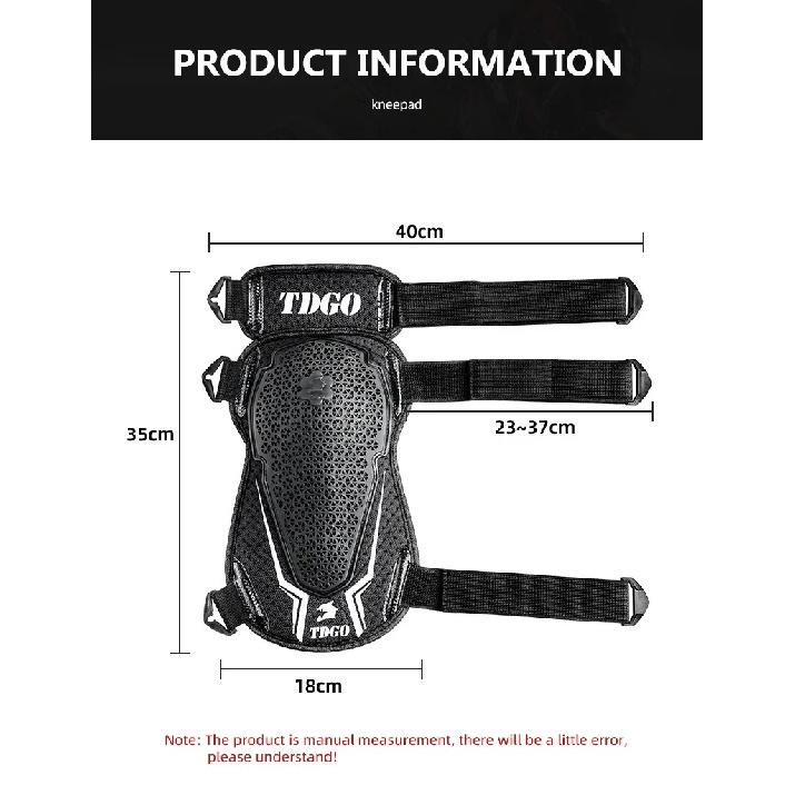 Breathable Mesh Motorcycle Knee Pads for Summer Riding - Adjustable Protective Guards with Shockproof Design, Lightweight & Vent