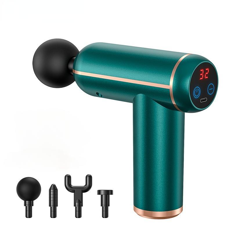 Portable Fascia Gun Vibration Massage Gun Percussion Pistol Massager For Deep Tissue Muscle Body Relaxation Mini Fitness Device