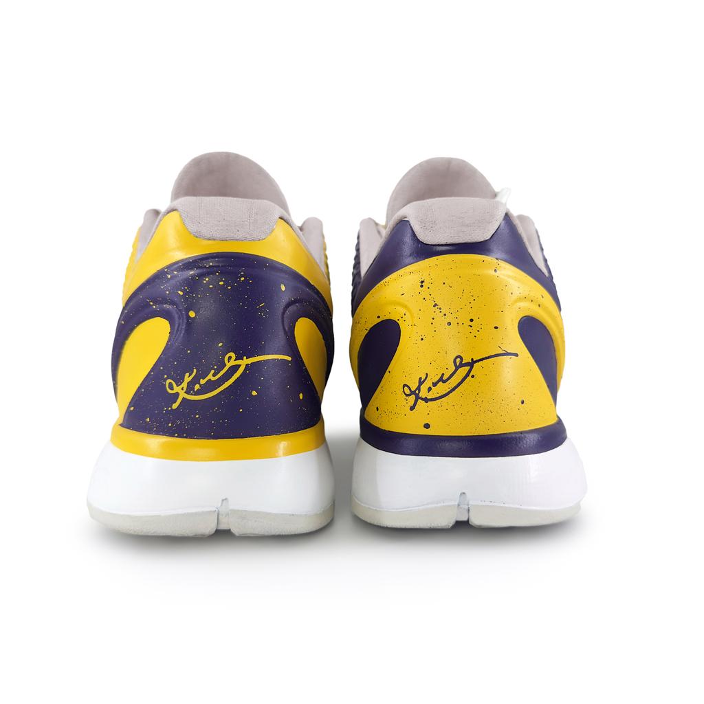 Nike Zoom Kobe 6 'All Star 2.0' Амортизация All Star 2.0, Износостойкие Низкие Баскетбольные Кроссовки Мужские Желто-Фиолетовые FQ3546-100(Команда258-)