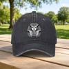Classic Pharaoh Totem Washed Baseball Cap Unisex Casual Dad Hat Retro Sports Street Wear