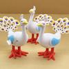 Wind-Up Toy No Battery Required Interesting Cute Walking Peacock Plastic Model Interactive Educational Toy Kindergarten Jumping Peacock Clockwork Toy