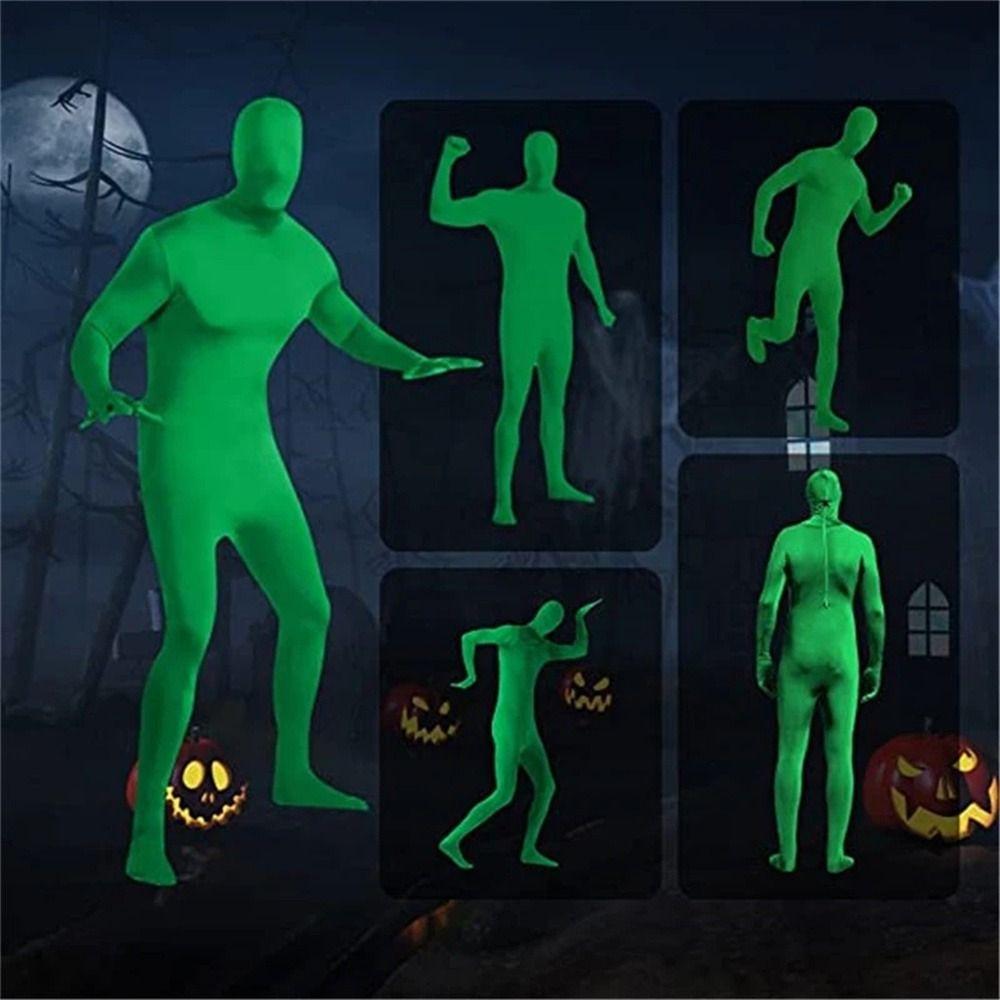 Suit Photo Video Chroma Key Jumpsuits Green Screen Suit Chromakey Green Suit Disappearing Bodysuit