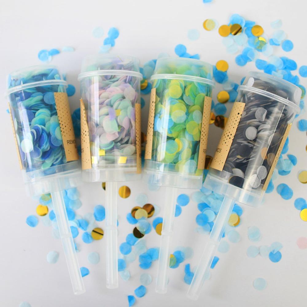 Birthday Anniversary Exploding Confetti Decorations For Wedding Confetti Popper Party Supplies