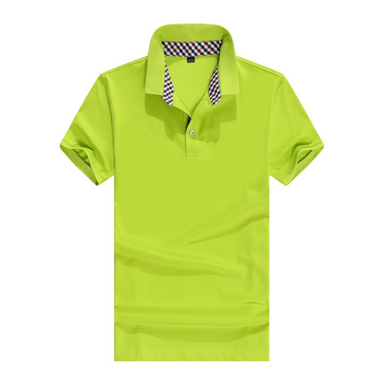 GDS P003 40 поло в клетку с внутренним жемчужным воротником мужское