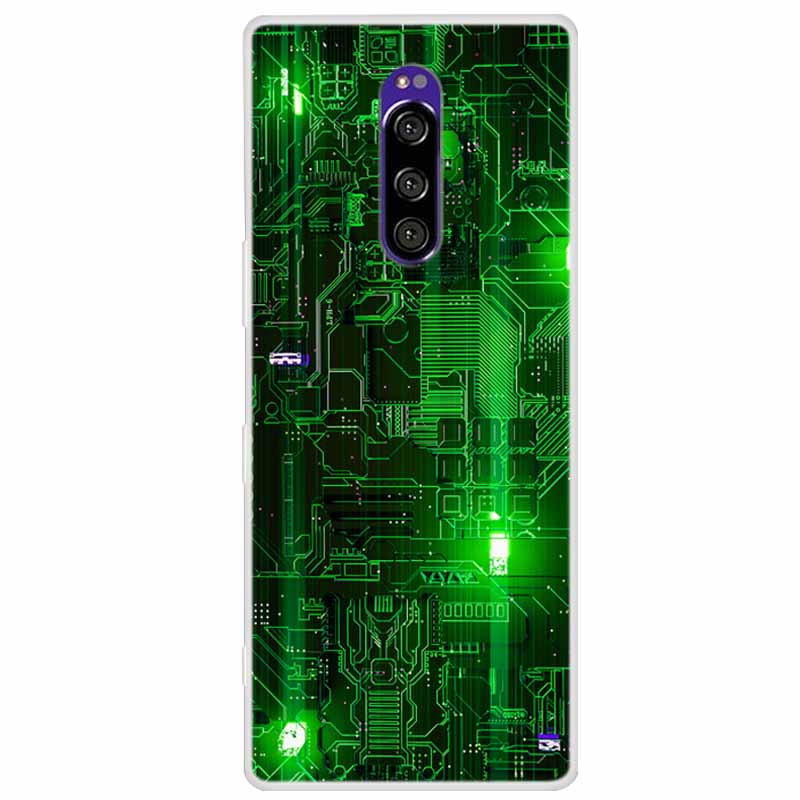 Мягкий силиконовый чехол для Sony Xperia 1 Чехол Модный прозрачный чехол с тигром для Sony Xperia1 XZ4 SO-03L SOV40 J8110 Бамперы