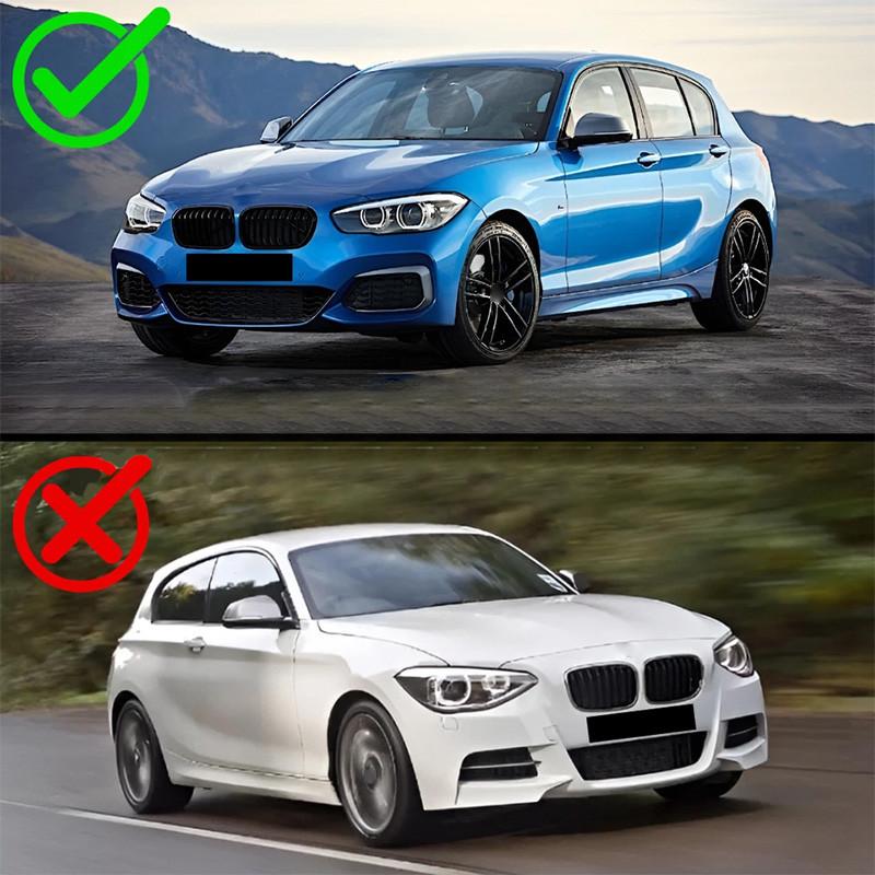 2 шт. Глянцевые черные ABS Накладки на фары в виде злых бровей для BMW 1 серии F20 F21 2015-2019 Наклейки