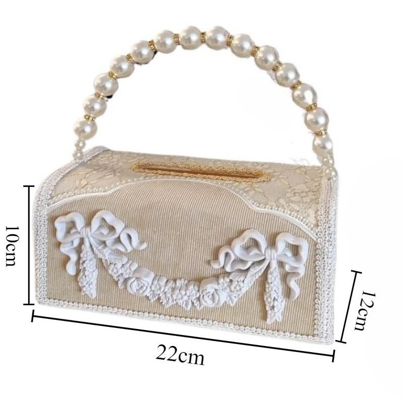 Luxury Tissue Box Desktop Handkerchief Boxes Living Room Art Square Napkin Case Household Toilet Paper Storage Accessories