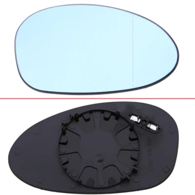 Автомобильные зеркала, зеркало на крыле автомобиля, стекло с подогревом, подходит для BMW 1-й серии E87, 3-дверное, 2004, 2005, 2006, 2007, 2008, 2009, 2010, 2011, синее