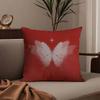 Anime Butterfly Pillow Case Anti-dustmite Pillowcase Invisible zipper silky short plush Sofa cushion cover