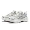 Fila Fusion Кроссовки Buzzard II Meteor Ретро Мода Низкие Повседневные Кроссовки Женская кроссовка Серый Белый T12W521109FWA