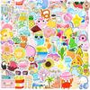 100 Small Size 4cm Small Fresh Animal Mix and Match Children's Cute Cartoon Doodle Stickers