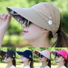 Vacation Summer Anti-UV Wide Brim Beach Cap Visor Caps Sun Hat Casual Hats