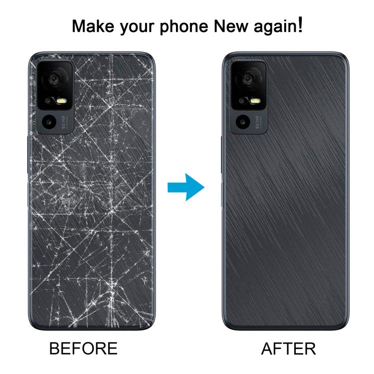 For TCL 40 R T771K Original Back Cover(Matte Black)