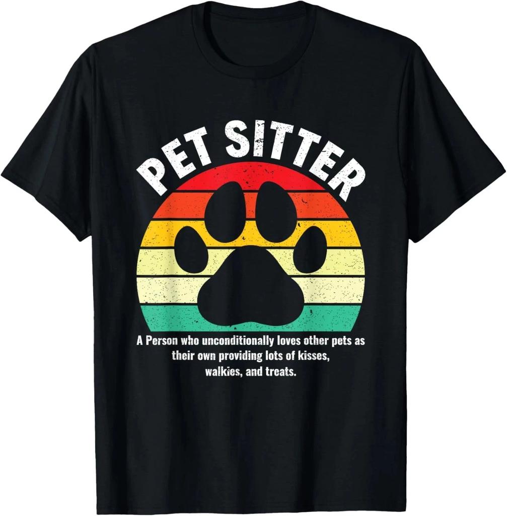 Funny Pet Sitter Definition Pet Sitting Pet Watcher T-Shirt