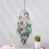 1Pc Turquoise Colored Feather Tree of Life Dream Catcher Ornaments for Wedding Home Decor Party Favors Gifts for Friends