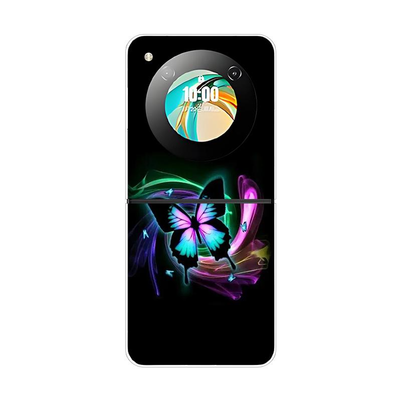 Чехол для телефона ZTE Nubia Flip Flip2, Защитный Жесткий PC Корпус, Стильный Рисунок Животных, Прозрачная Крышка для ZTE Libero Flip, Чехлы