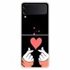 For Samsung Z Flip 3 4 Case Clear Transparent Hard PC Phone Back Cover For Samsung Galaxy Z Flip 4 Cases ZFlip 3 Flip3 Shells