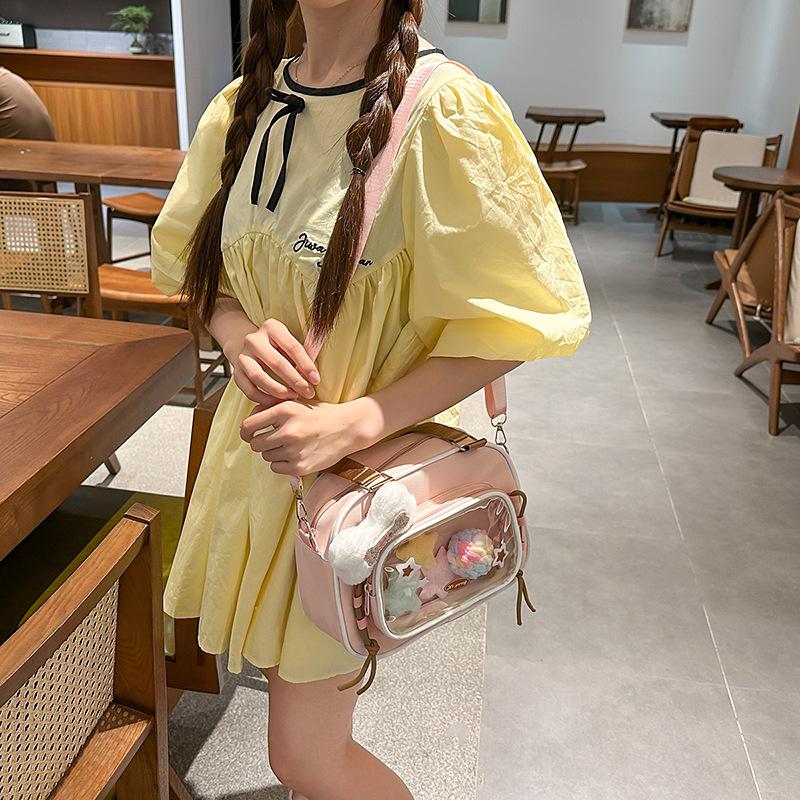 Милая сумка-ита в японском стиле, напоминающая печенье, – многофункциональная сумка через плечо.