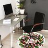Merry Christmas Office Chair Mat Rug Nonslip Christmas Gifts Carpet Floor Mat Design For Home Gift Living Room Bedroom Office Decor