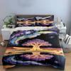 Glowing tree with reflection. Bedding sets Duvet cover sets Duvet covers Pillowcases(1 * Duvet Cover 2 * Pillowcases without duvet insert)