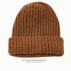Large Version Wool Hat Women's Autumn and Winter Big Head Circumference Loose Knitted Hat Showing a Small Face Warm Versatile Cold Hat Stacking Hat
