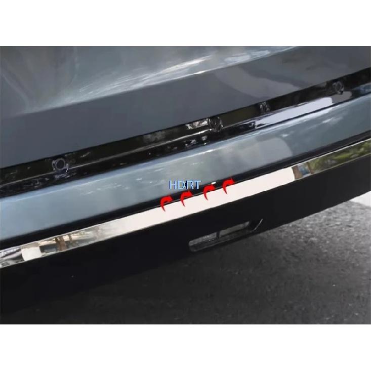Car Styling Rear Bumper Spoiler Tail Lip Trim Auto Part For Xpeng X9 2026 + Protector Decoration Accessories Exterior Sticker