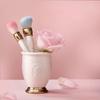Embossed Portrait Makeup Brush Holder Lipstick Eyebrow Pencil Storage Box  Desktop Decor
