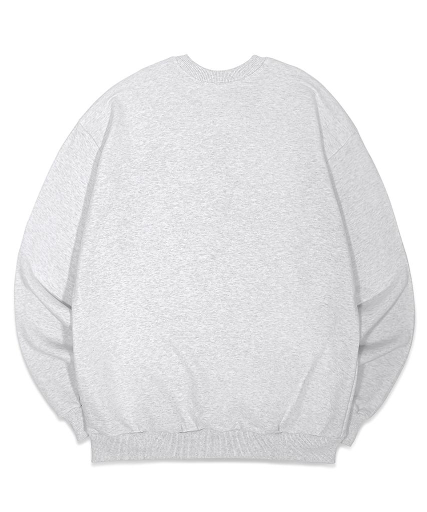 MONSTER REPUBLIC Howling Black Sweatshirt Melange Grey_W8138