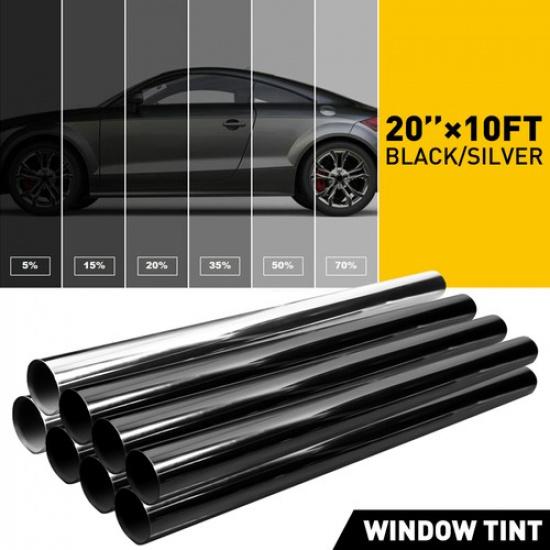 5% 15% 25% 35% VLT Необрезанная рулонная тонировочная пленка для окон В футах Автомобиль Офис Коммерческий