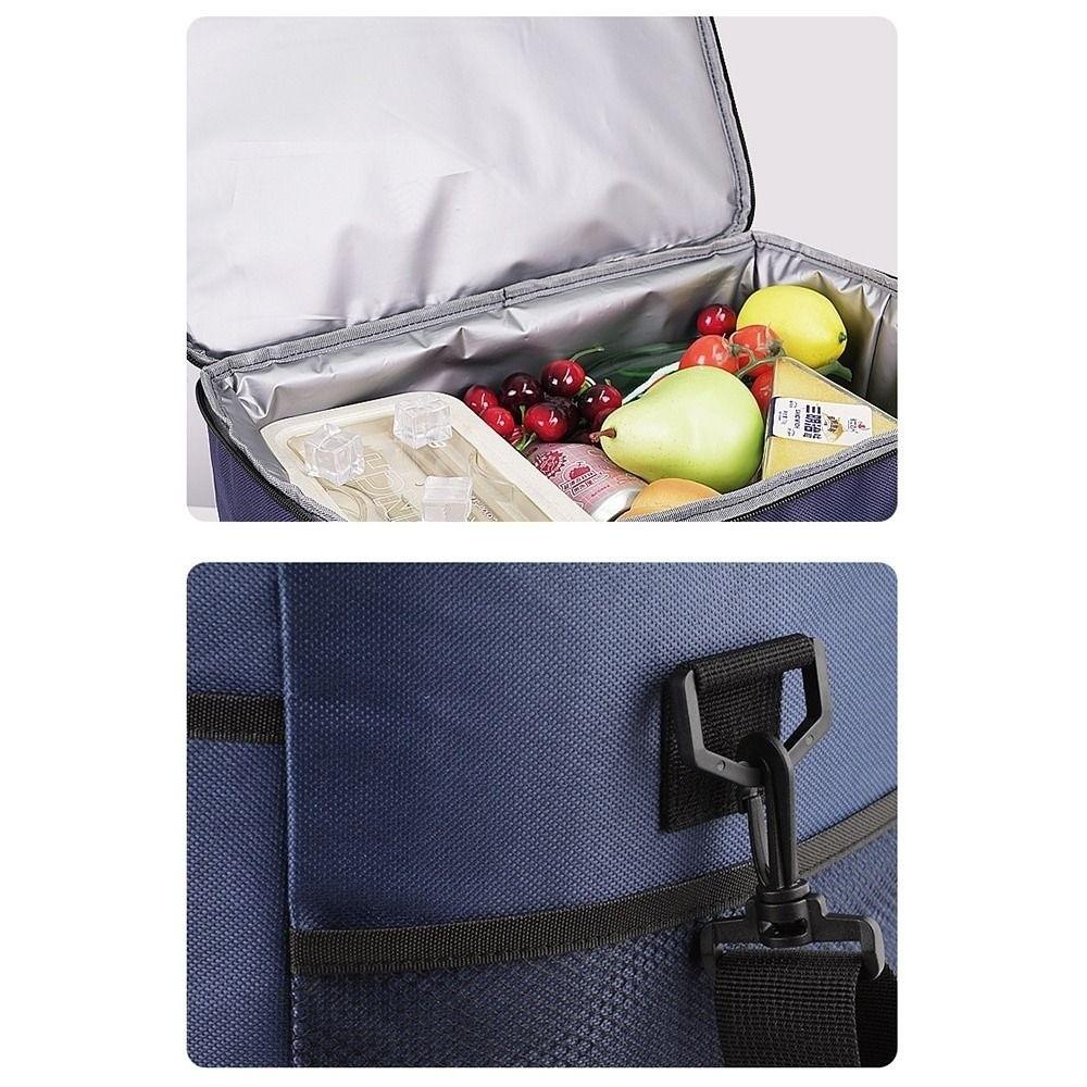 26L Food Storage Cooler Bag Large Capacity Thermal Lunch Case Picnic Bag Family Activities