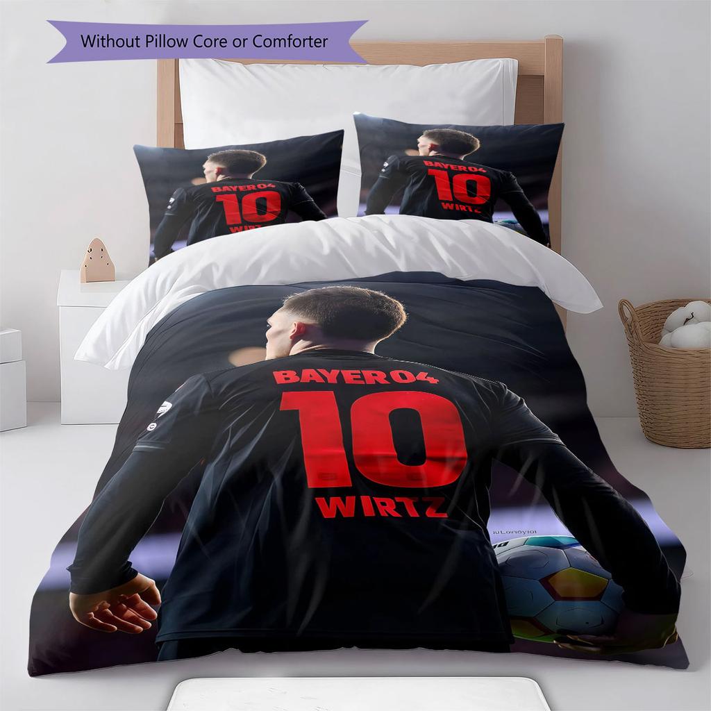 Wirtz Pattern Bedding Home Decoration Birthday Gift ( 1 duvet cover + 2 pillowcase, without core),fan merchandise.