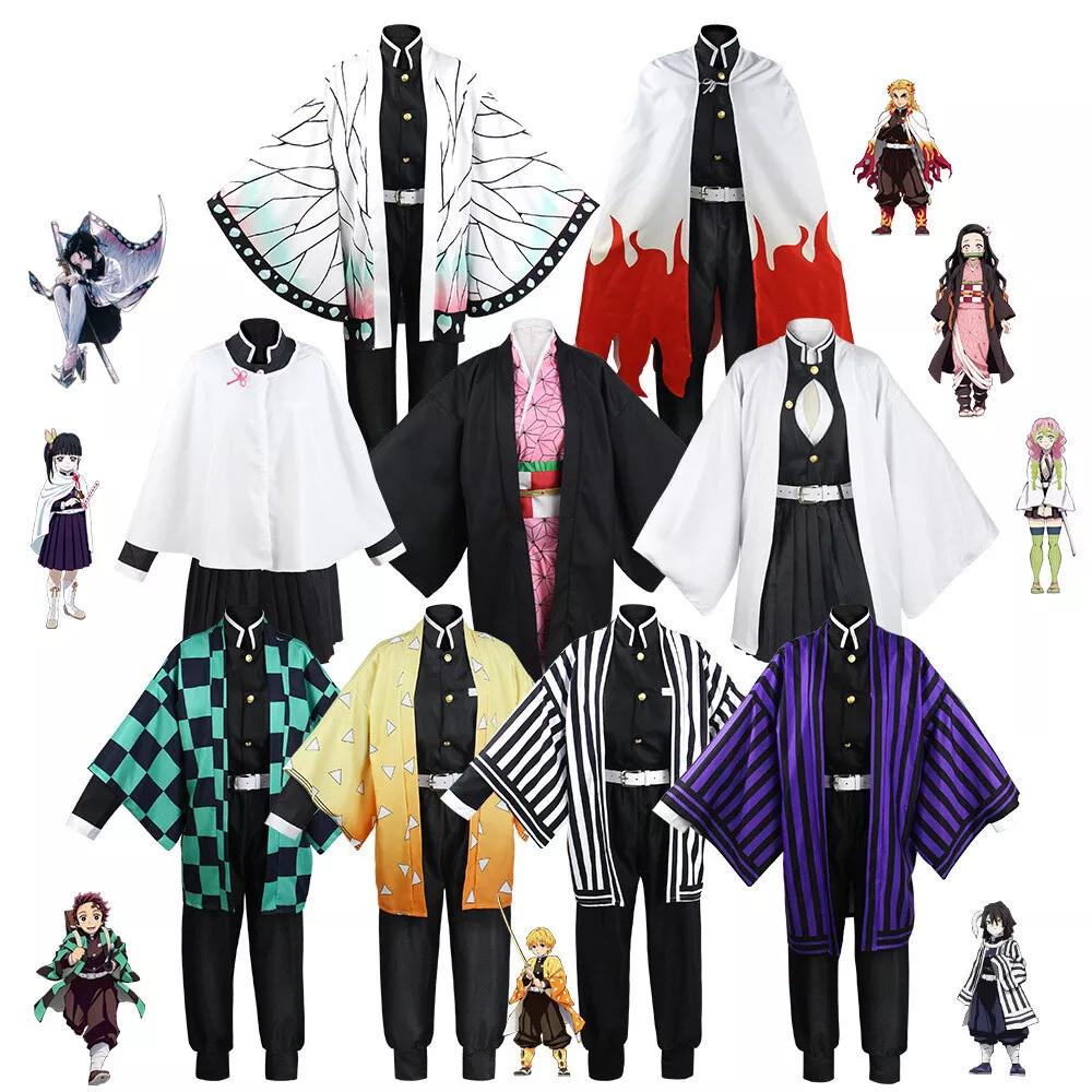 Demon Slayer Tanjiro Nezuko Giyu Zenitsu Agatsuma Shinobu Cosplay Costume Outfit