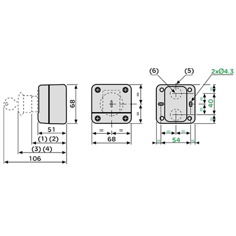 E-stop Push Button Switch Emergency Stop Switch