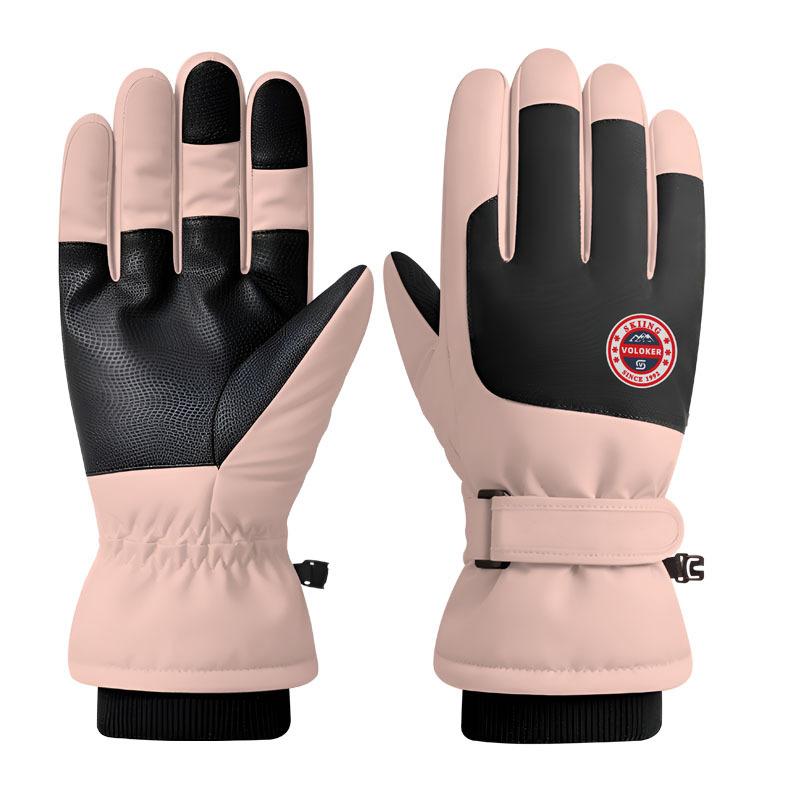 Взрослые лыжные перчатки Теплые и ветрозащитные Универсальные мужские и женские Лыжи и велоспорт зимой обязательны
