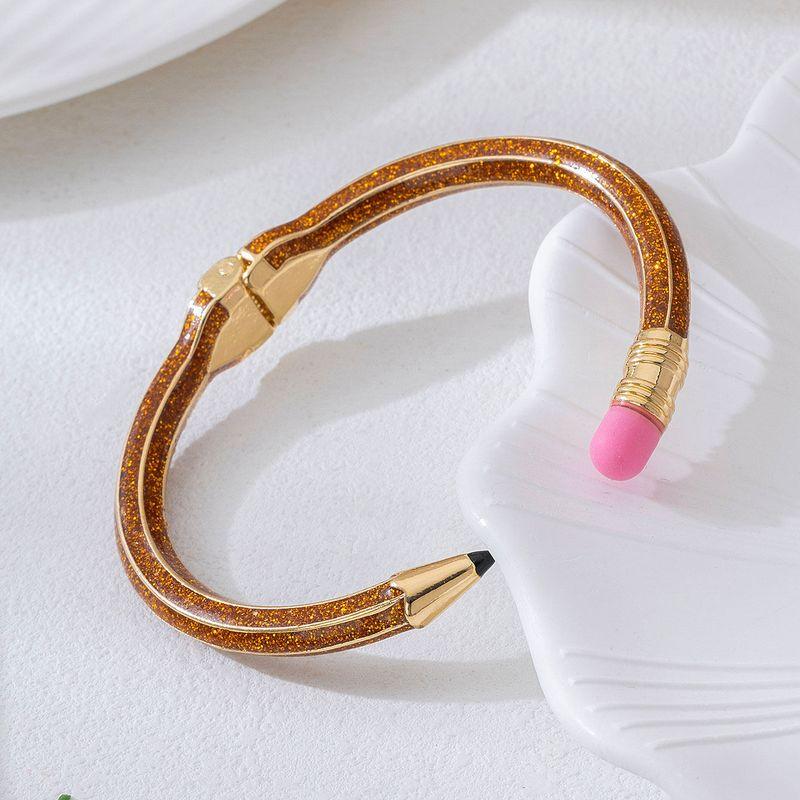 and Elegant Artistic Bracelet with a Unique European and American Light Luxury Design, Featuring a Pencil-Shaped Design That Is Fashionable and Trendy
